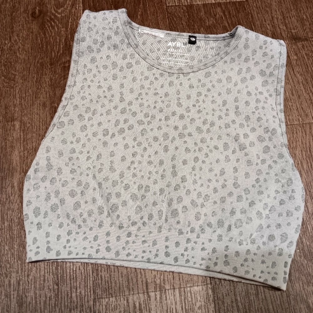 AYBL Light Gray Patterned Tank Top